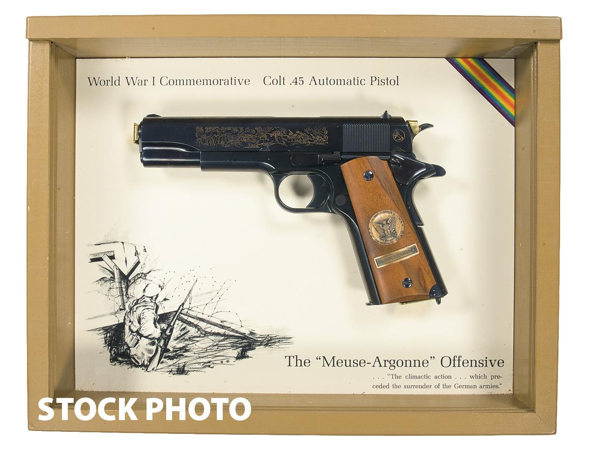 Cased Colt 1911 Meuse-Argonne Offensive Commemorative Pistol