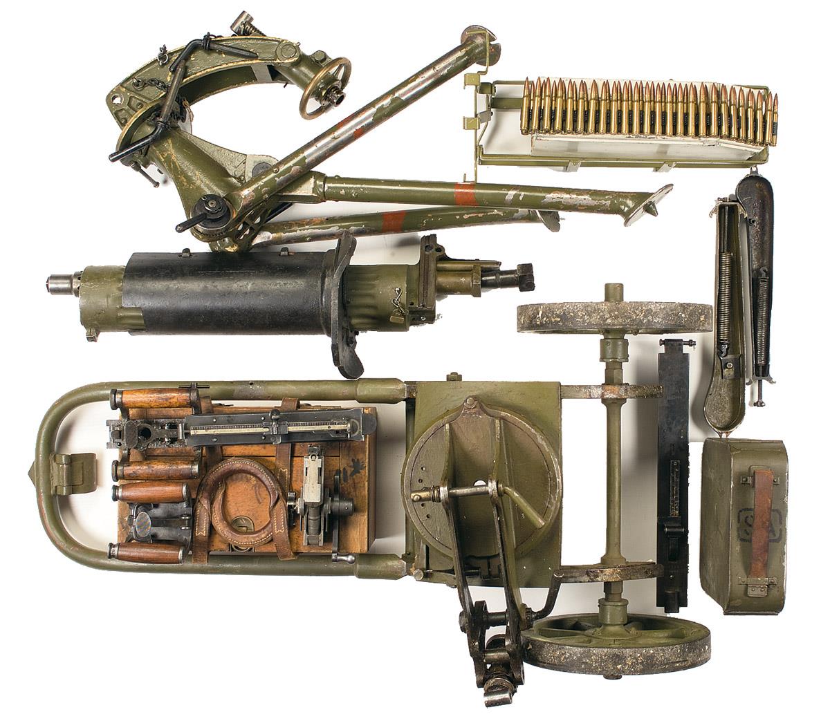 Parts Of A Machine Gun