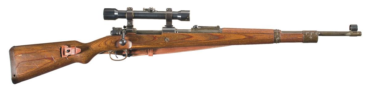 Late Sniper Rifle Assembled Late War Steyr 98K Single Claw Sniper Rifle | Rock Island Auction