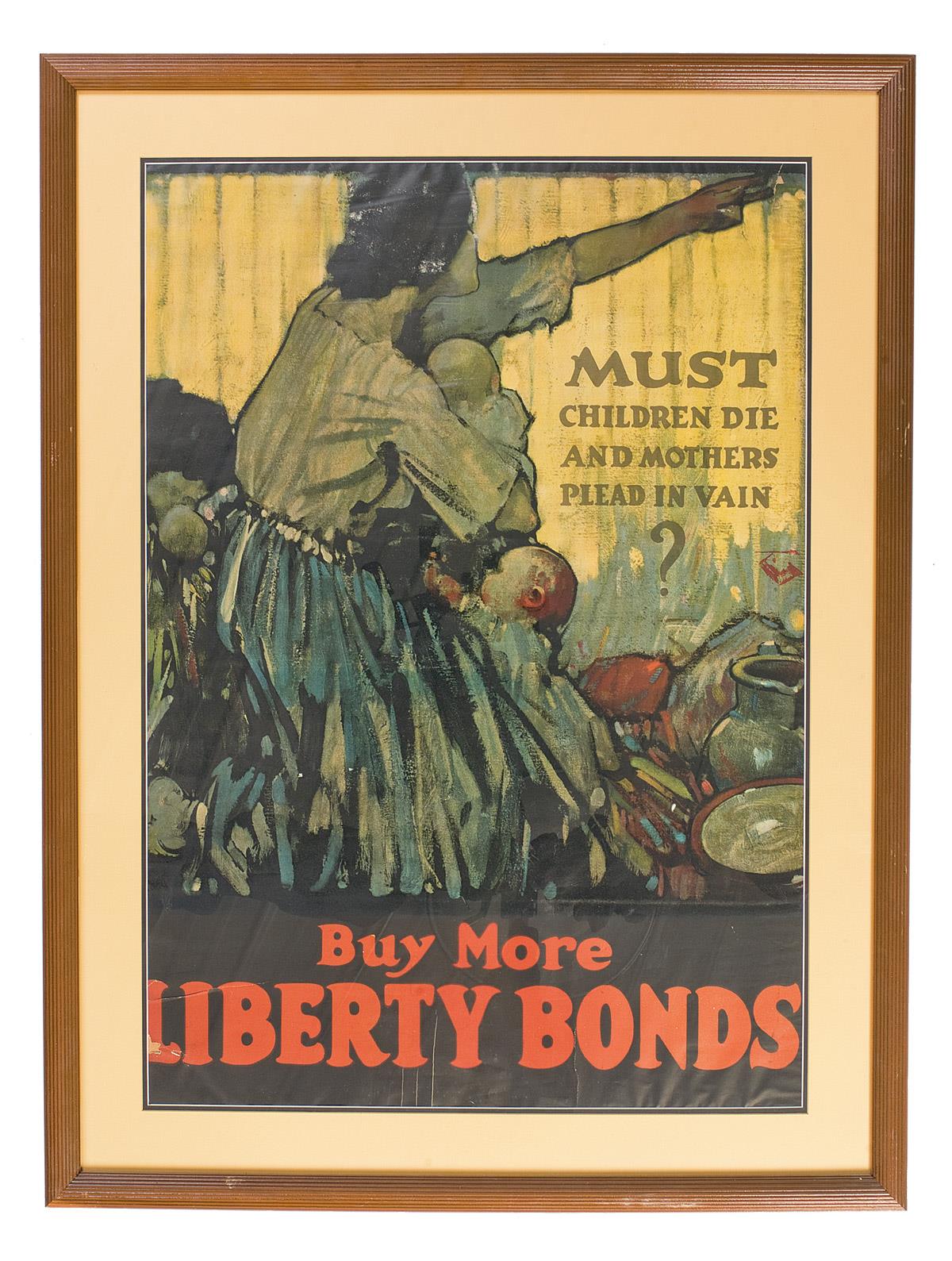 Two Framed Wwi Liberty Bond Posters Rock Island Auction