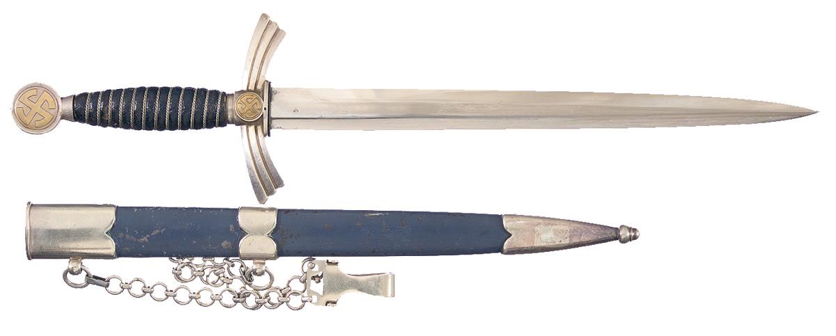 Nazi Luftwaffe Flyers Dagger with Sheath and Hanger | Rock Island Auction