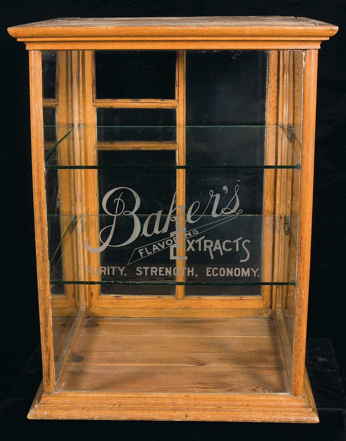 Two Vintage Display Cases Rock Island Auction