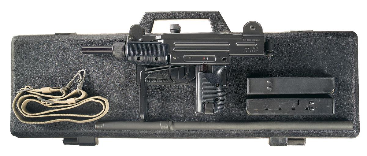 Mini Uzi 9mm Carbine with .45 ACP Conversion and Accessories Rock