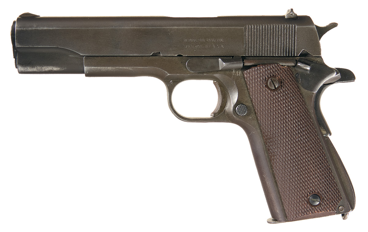 U.S. WWII Remington-Rand Model 1911A1 Semi-Automatic Pistol | Rock ...