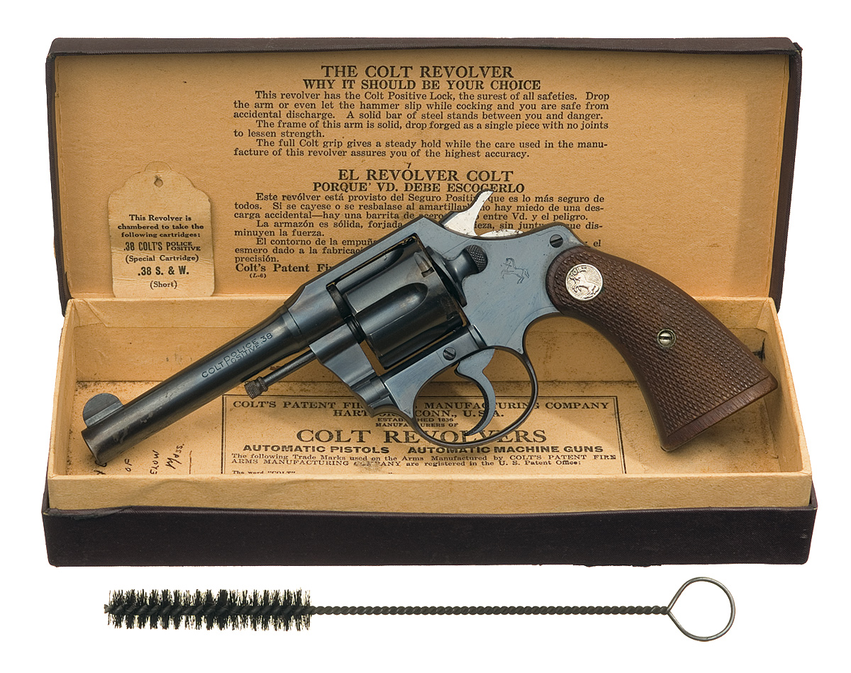 Revolver Colt Police Positive em 38 S&W 