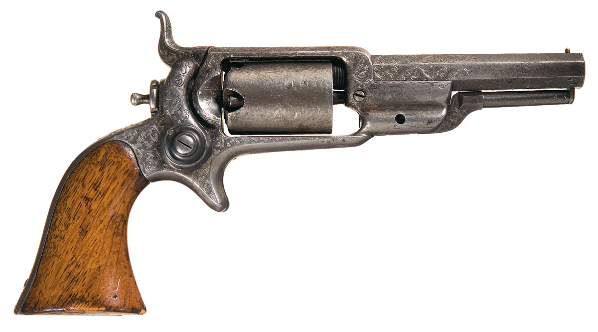 Colt Root Rifle トイガン モデルガン Colt 1855 Root Pocket Revolver 28 Percussion | Rock Island Auction