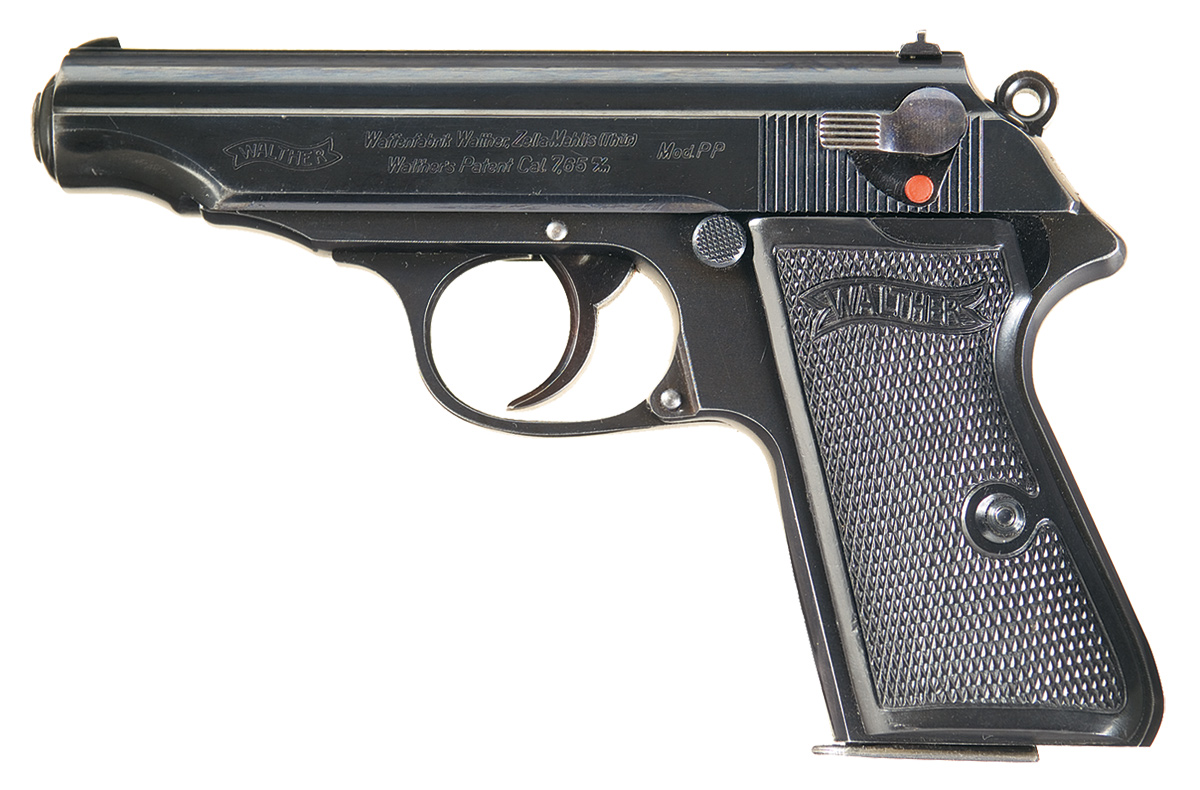 Excellent Wwii Walther Model Pp Semi-automatic Pistol 