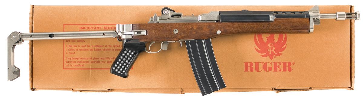 Selective Fire Ruger Model Ac 556k Carbine With Box Rock Island Auction 5476