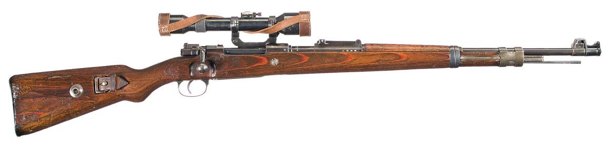Nazi SS Short Side Rail Type Sniper Reworked Rifle | Rock Island Auction