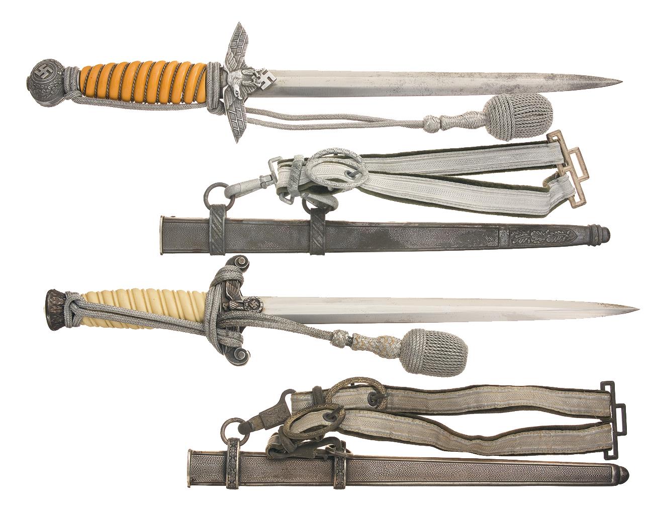 One Second Model Luftwaffe Dagger And A Heer Officer's Dagger, B | Rock ...