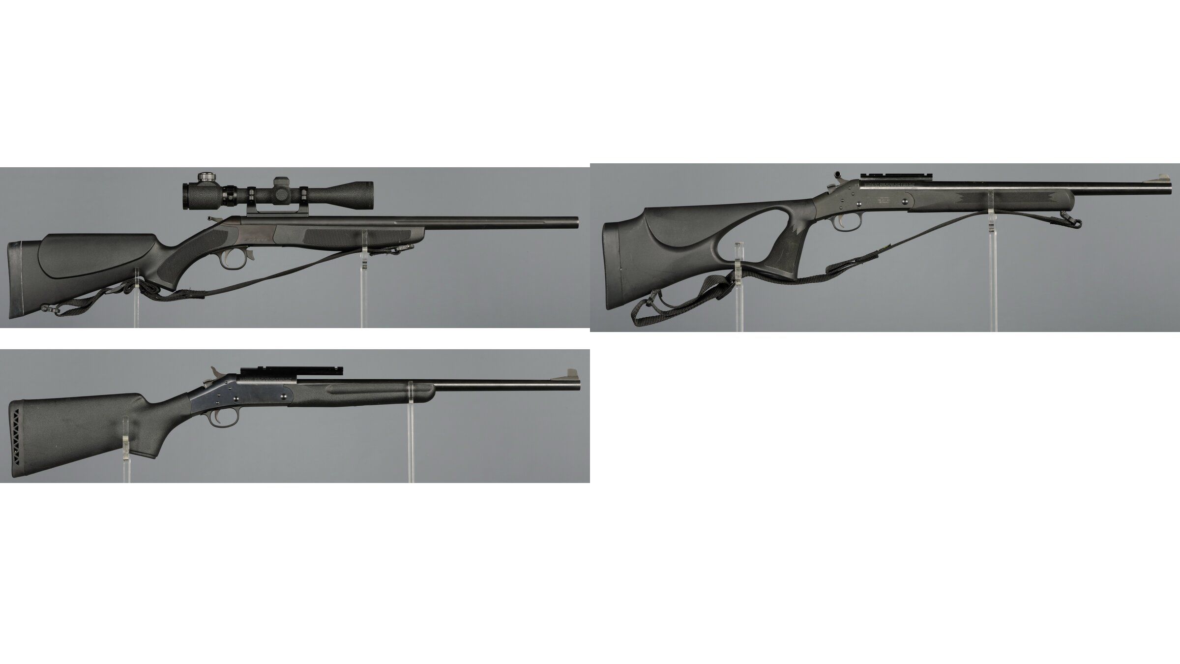 Three Single Shot Break Action Rifles | Rock Island Auction