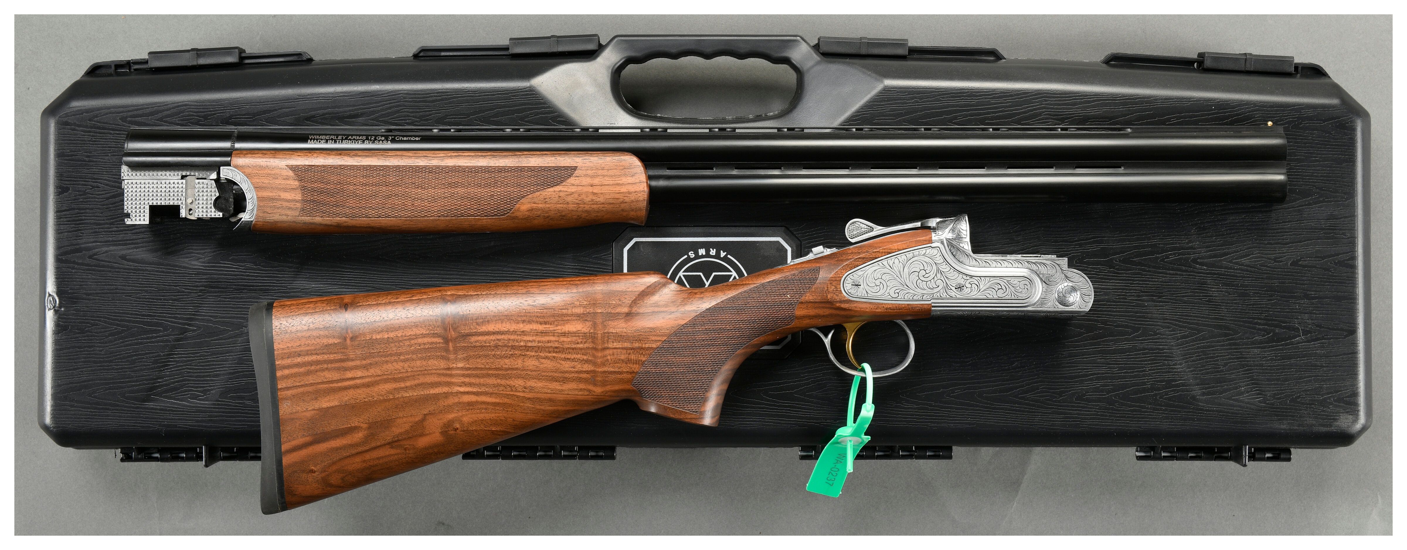 Wimberley Arms Diamond Model Over/Under Shotgun with Box Rock Island