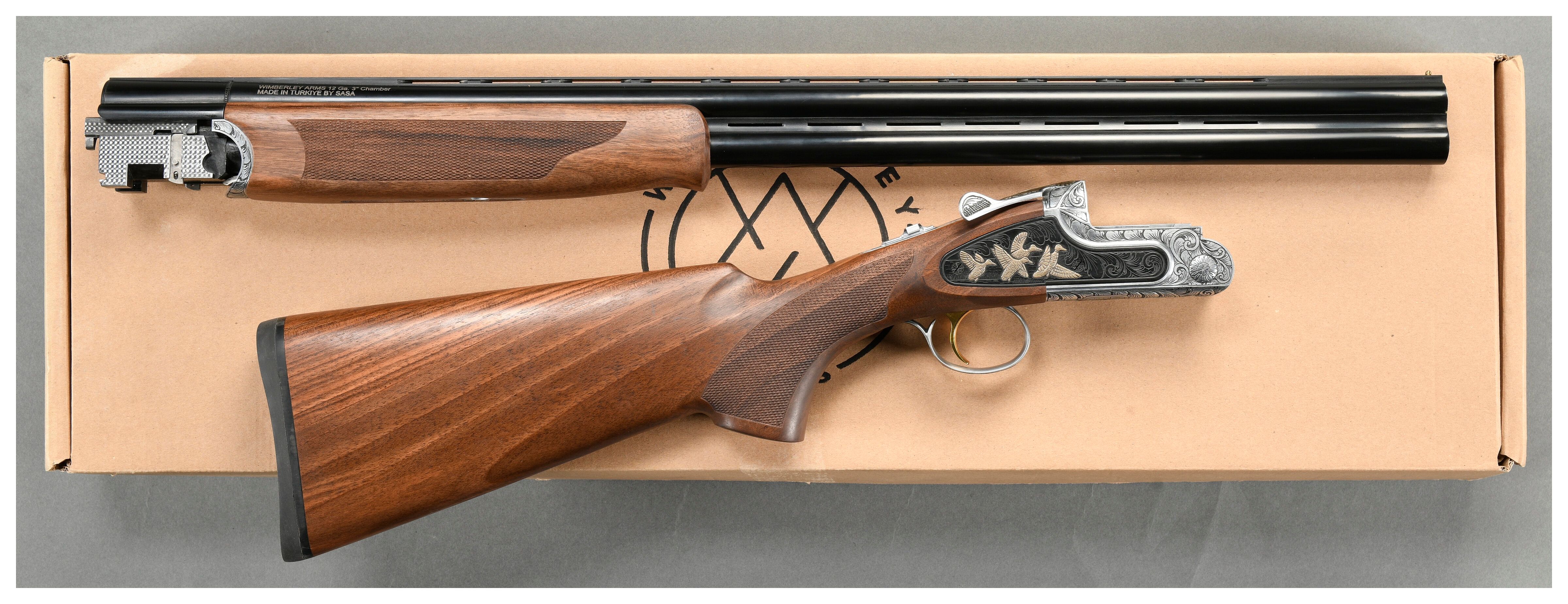 Wimberley Arms Ruby Model Over/Under Shotgun with Box Rock Island Auction