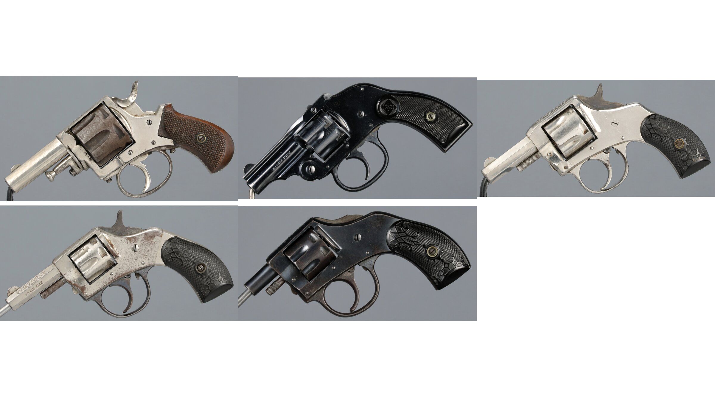 Five Double Action Revolvers | Rock Island Auction