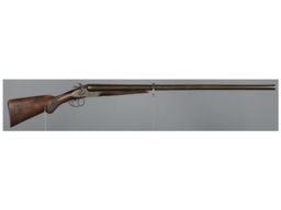 Belgian A. Greener 8 Bore Double Hammer Shotgun