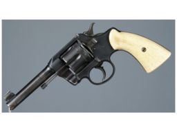 Colt Officers Model Double Action Revolver with Holster Rig