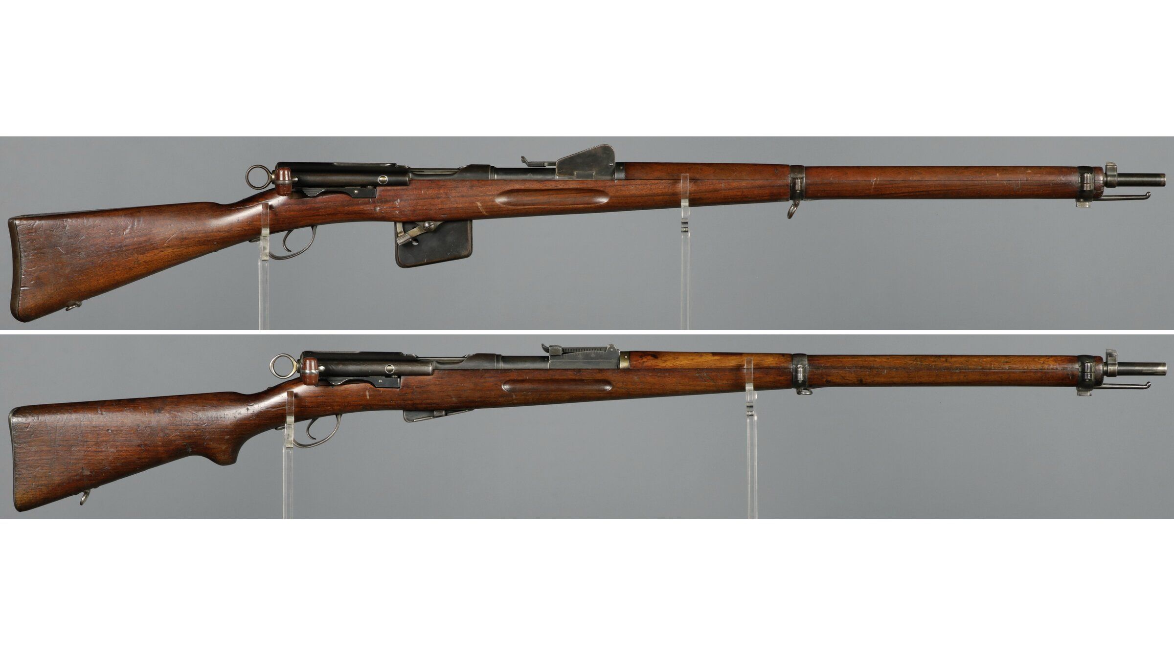 Two Swiss Straight Pull Bolt Action Rifles | Rock Island Auction