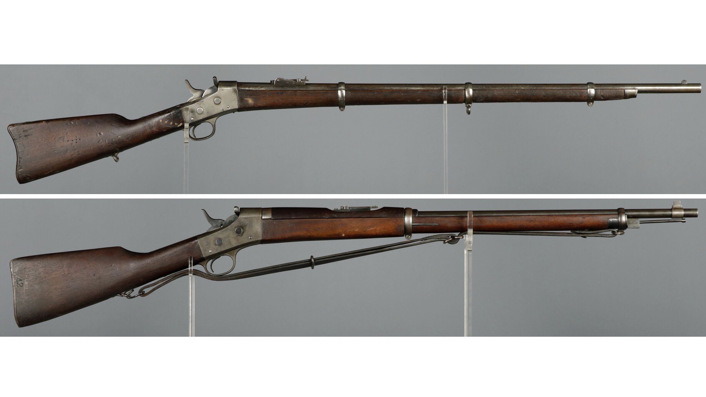 Two Remington Rolling Block Rifles | Rock Island Auction