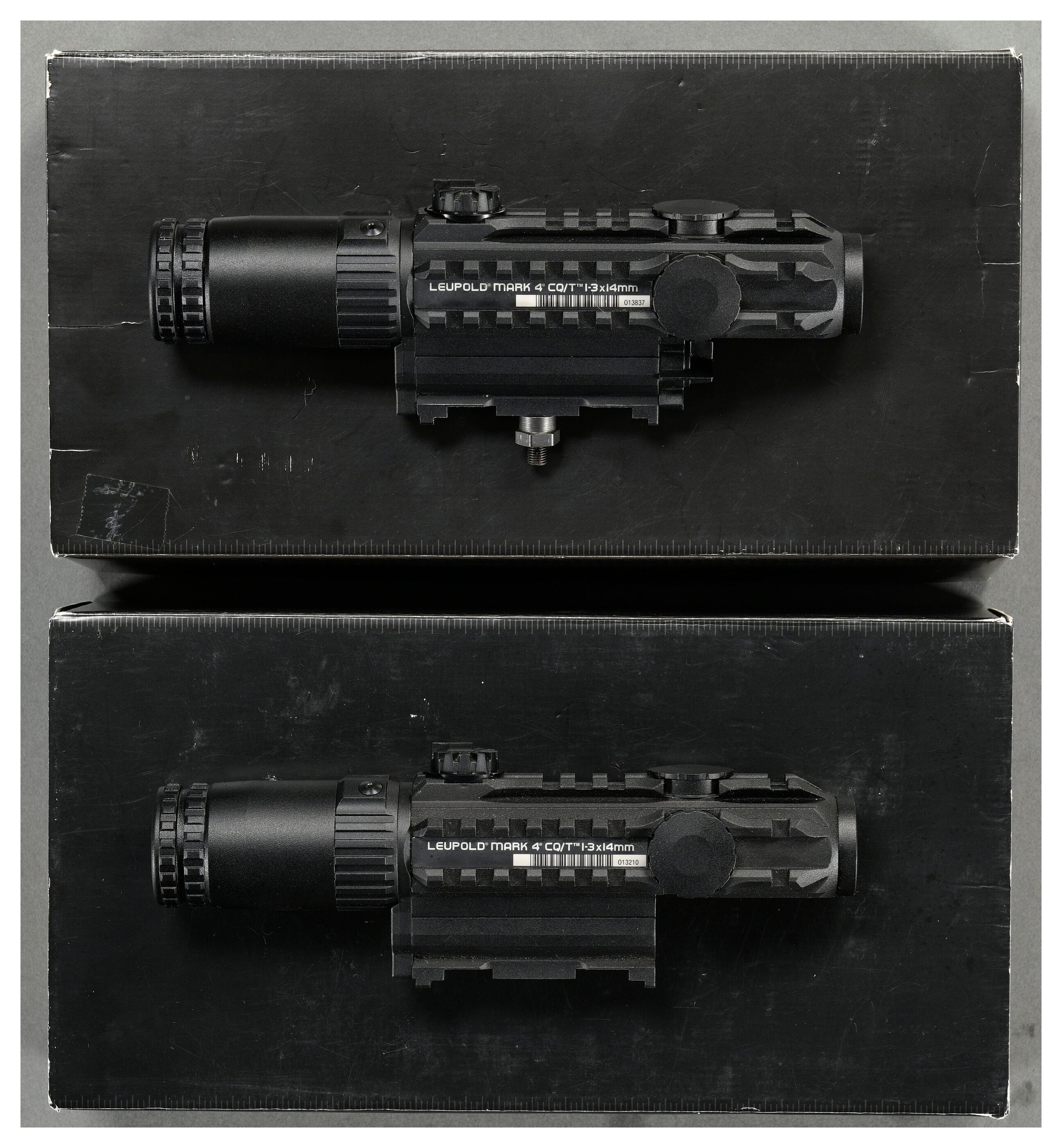 Two Leupold Mark 4 1-3x14mm CQ/T Scopes with Boxes | Rock Island