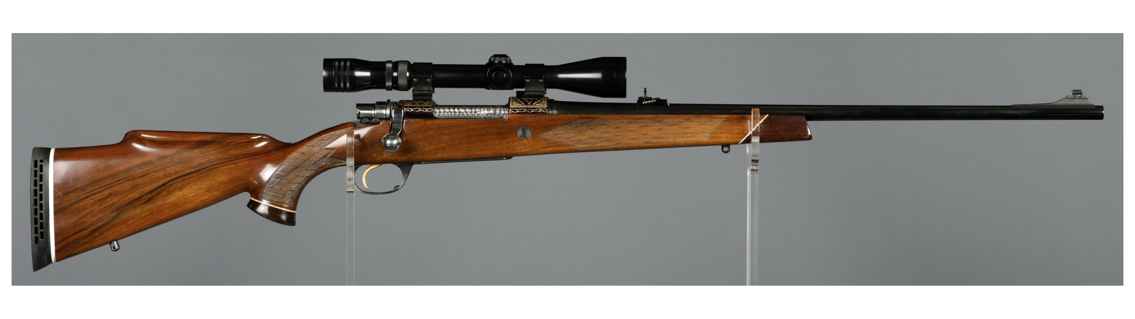 Engraved Parker-Hale Presentation Bolt Action Rifle with Scope | Rock ...