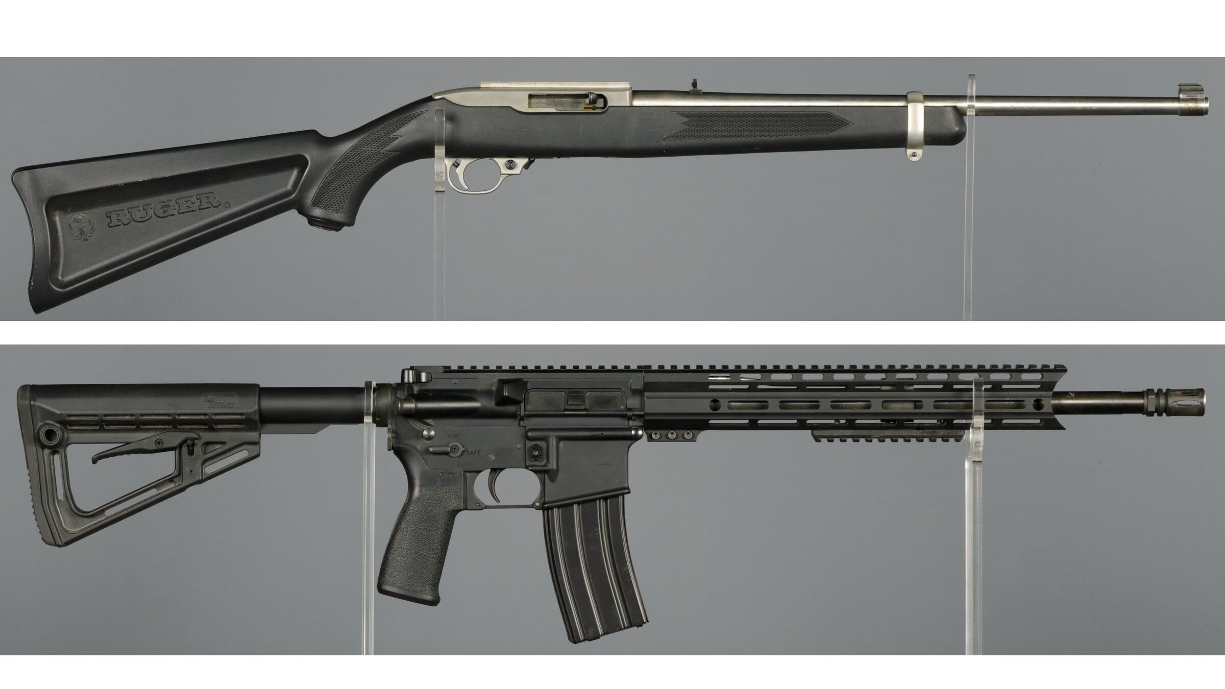 Two Semi-Automatic Rifles | Rock Island Auction