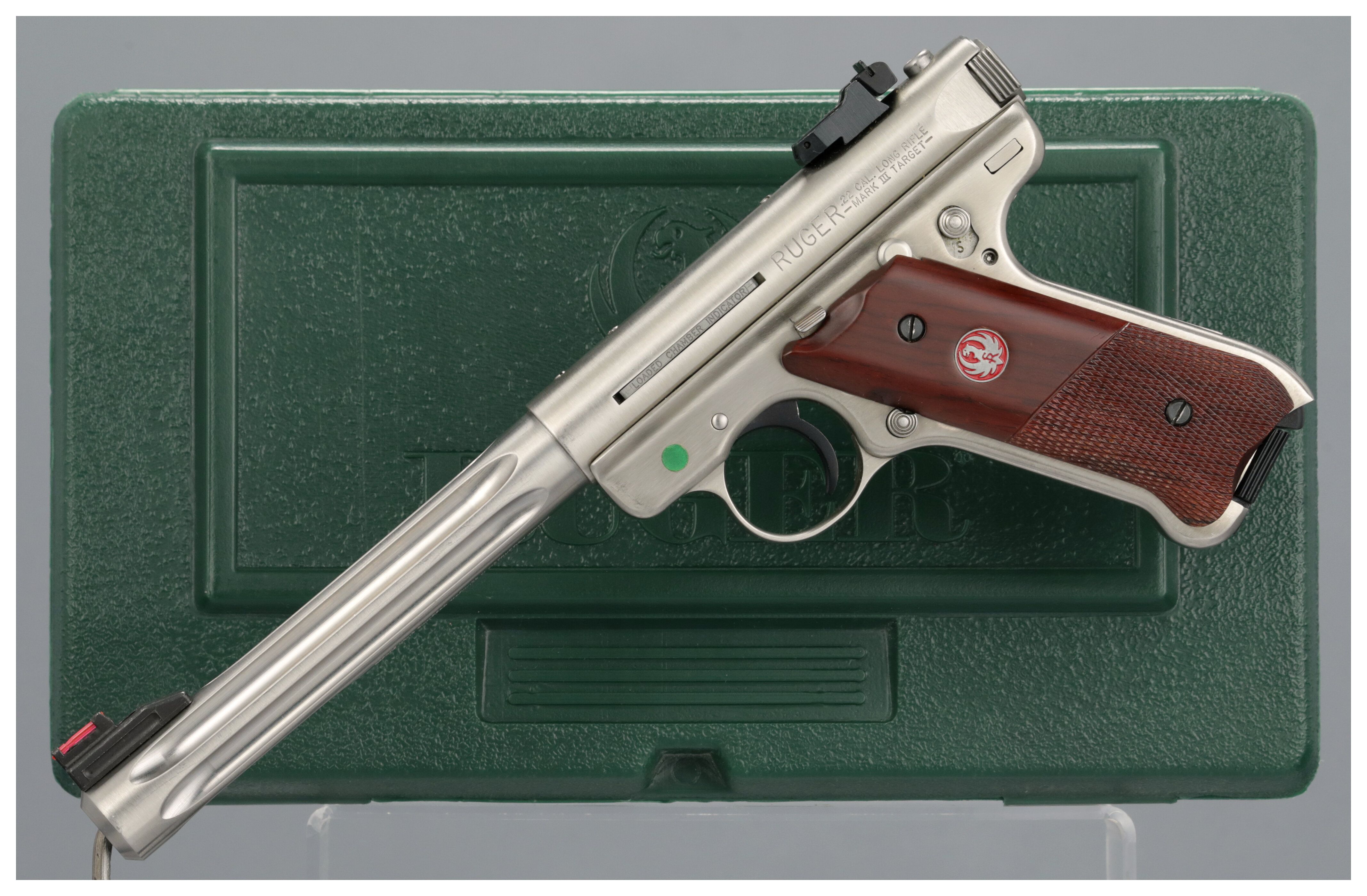 Ruger Mark III Target Hunter Semi-Automatic Pistol with Case | Rock ...