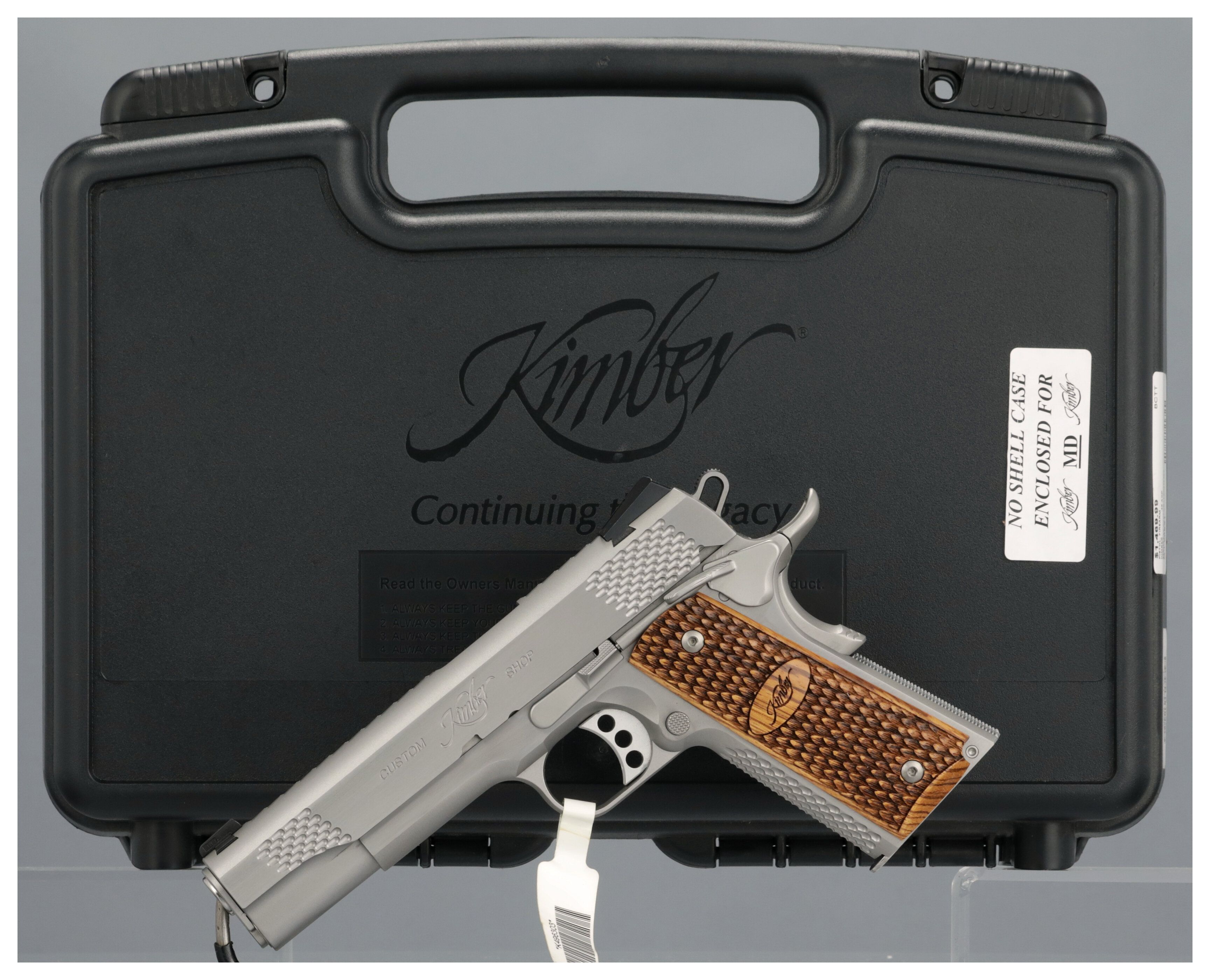 Kimber Custom Raptor Ii Kimber Custom Shop Stainless Raptor II Semi-Automatic Pistol | Rock ...