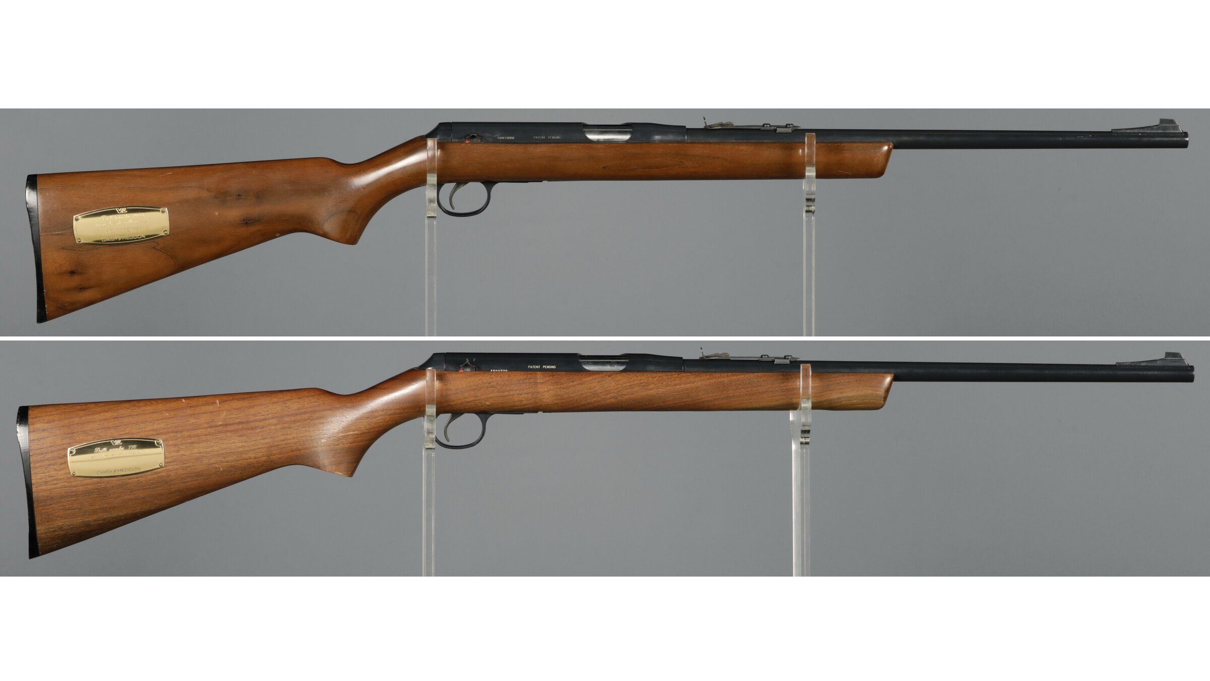 Two Daisy Presentation Model VL Single Shot Rifles with Cases | Rock ...