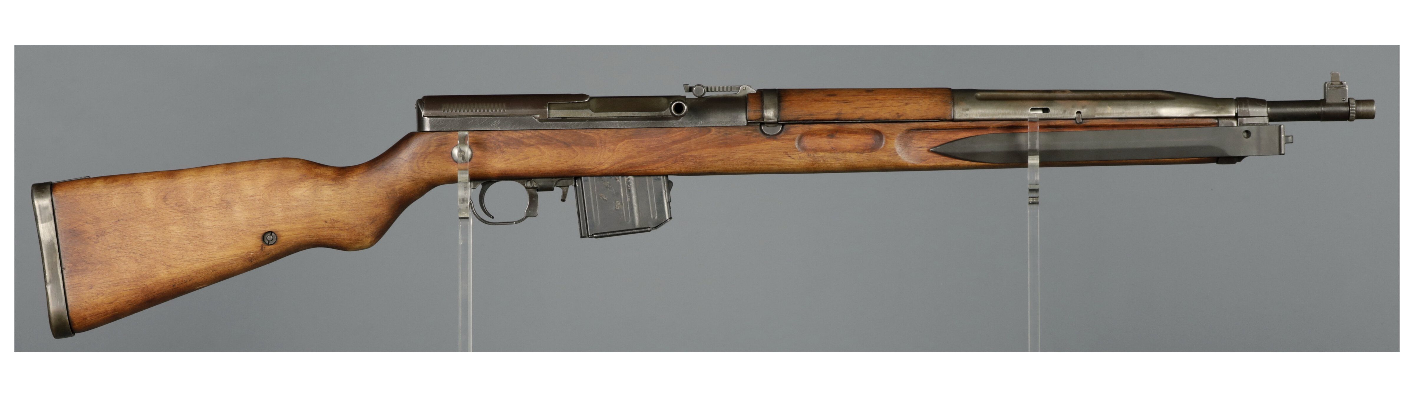 CZ Model 52 Semi-Automatic Rifle with Bayonet | Rock Island Auction