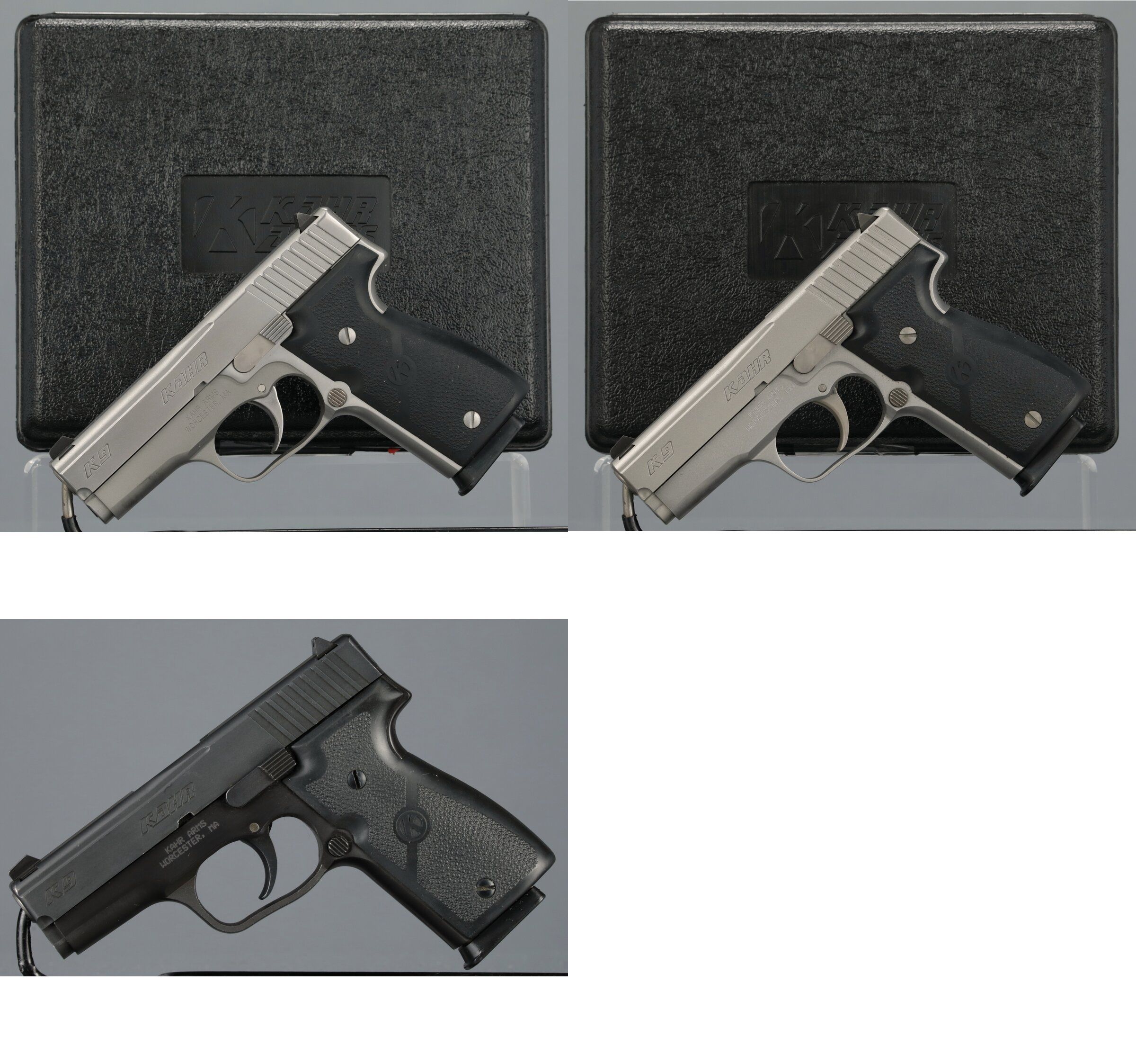 Three Kahr Arms K9 Semi-Automatic Pistols | Rock Island Auction