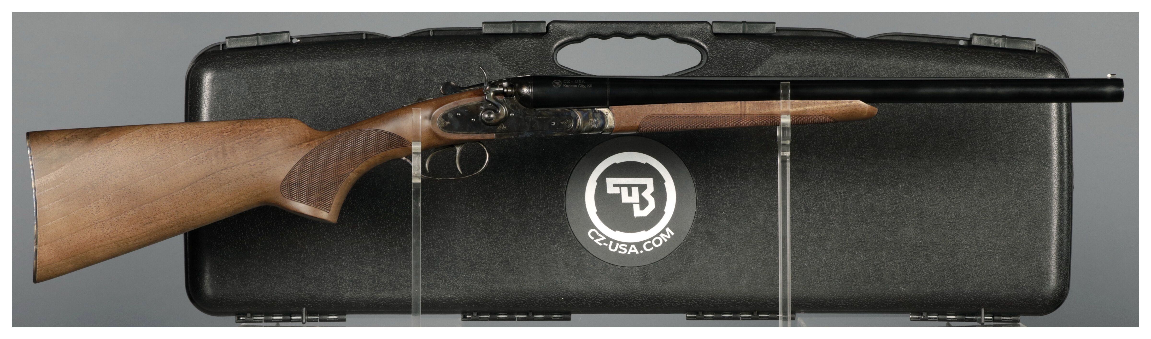 CZ/Huglu Hammer Classic Double Barrel Shotgun with Case | Rock Island ...