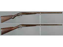 Two Parker Brothers Under Lifter Hammer Double Barrel Shotguns