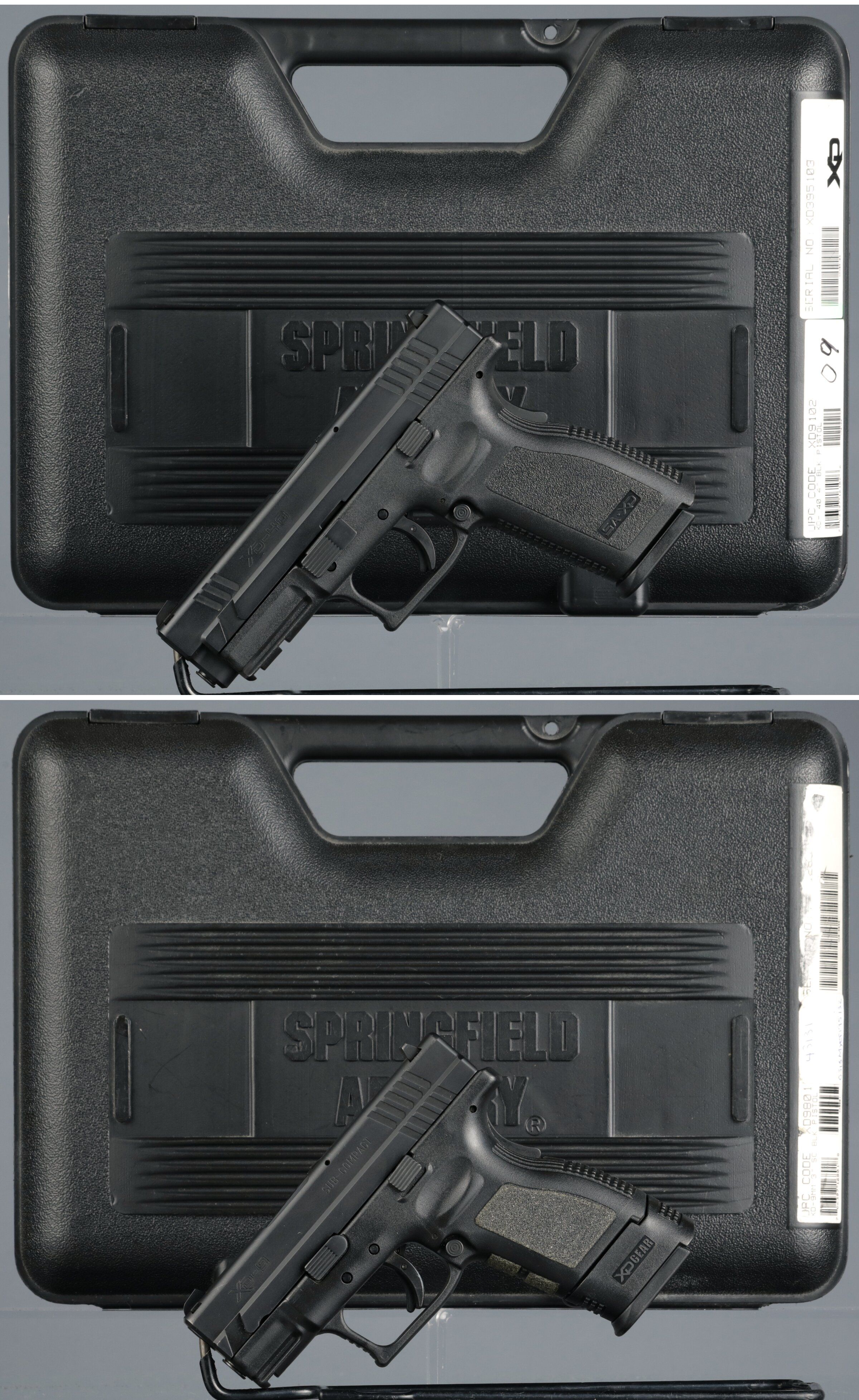 Two Springfield Armory Inc XD Series Semi-Automatic Pistols | Rock ...
