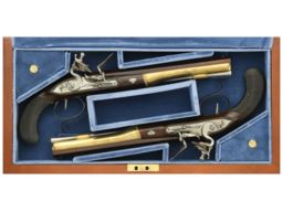 Cased United States Historical Society Hamilton-Burr Pistols