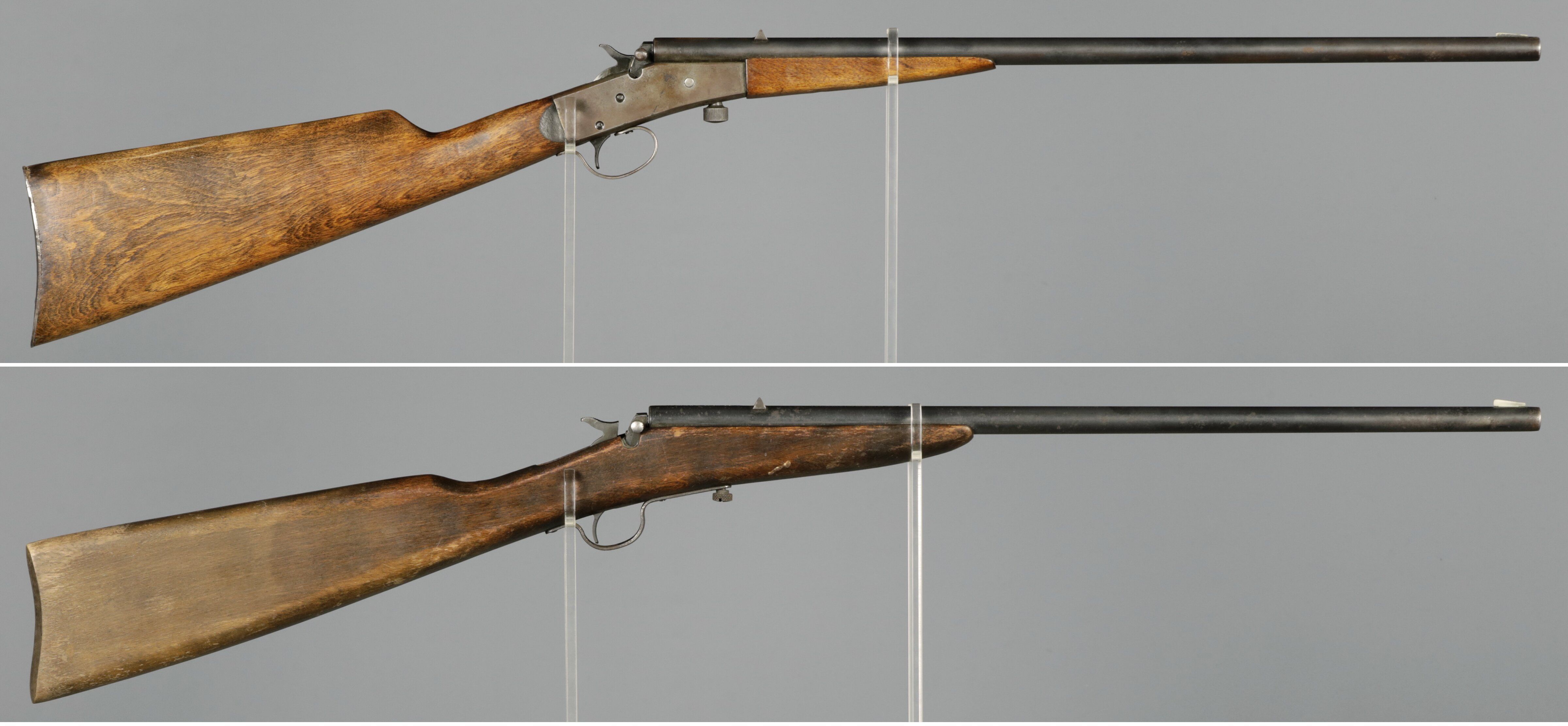 Two Stevens Single Shot Falling Block Rifles | Rock Island Auction