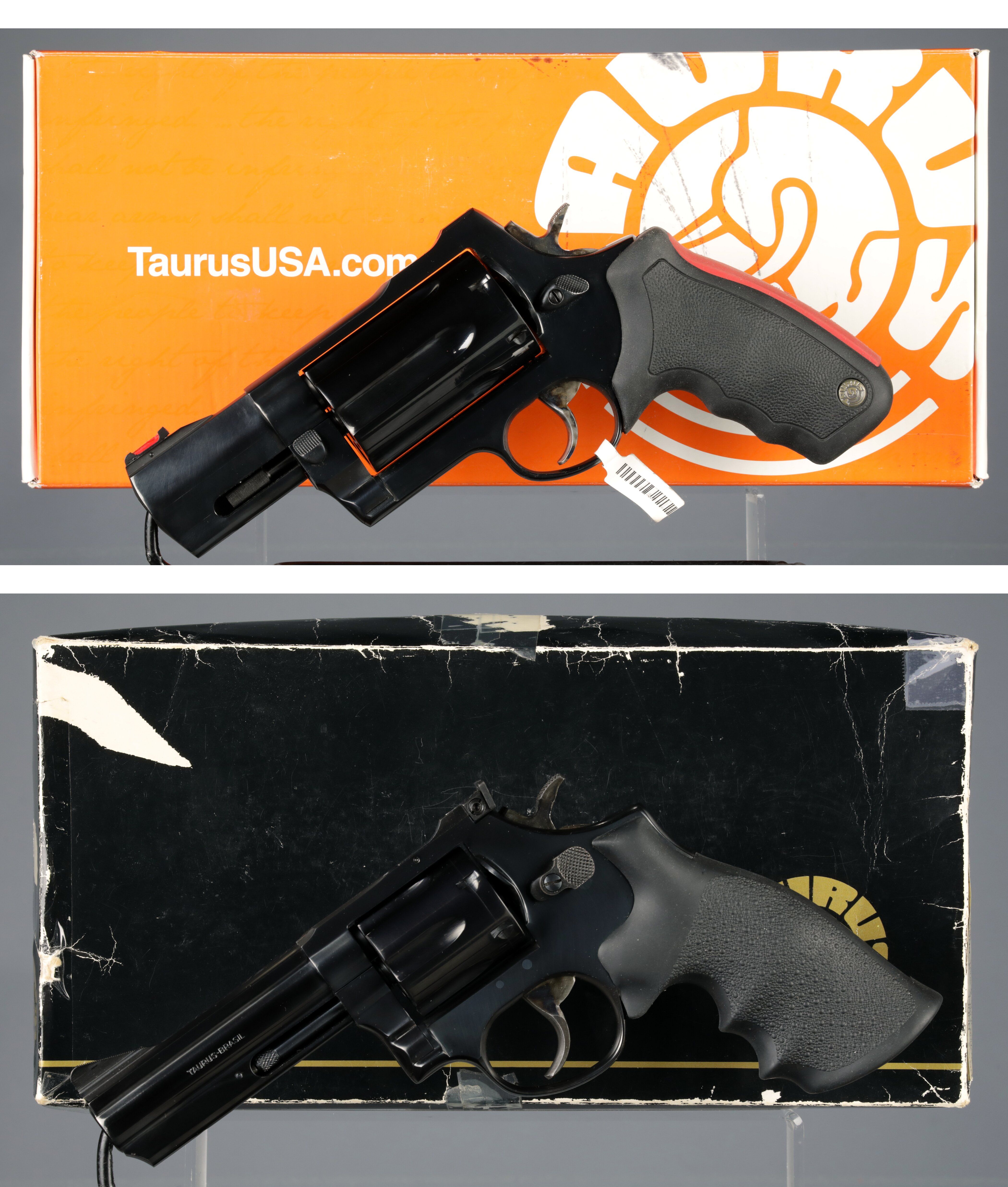 Two Taurus Double Action Revolvers with Boxes | Rock Island Auction