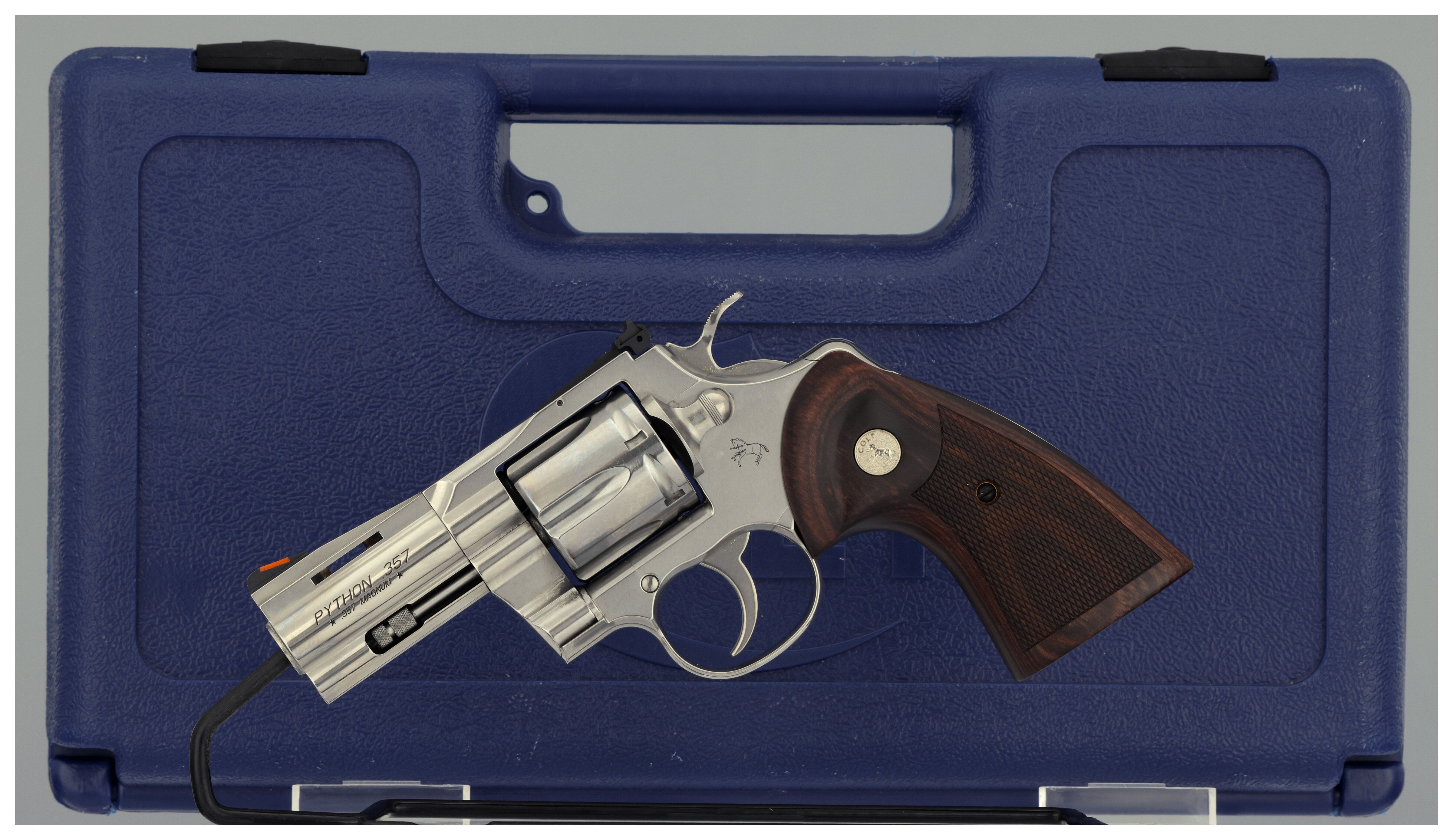 Colt Python Double Action Revolver with Case | Rock Island Auction