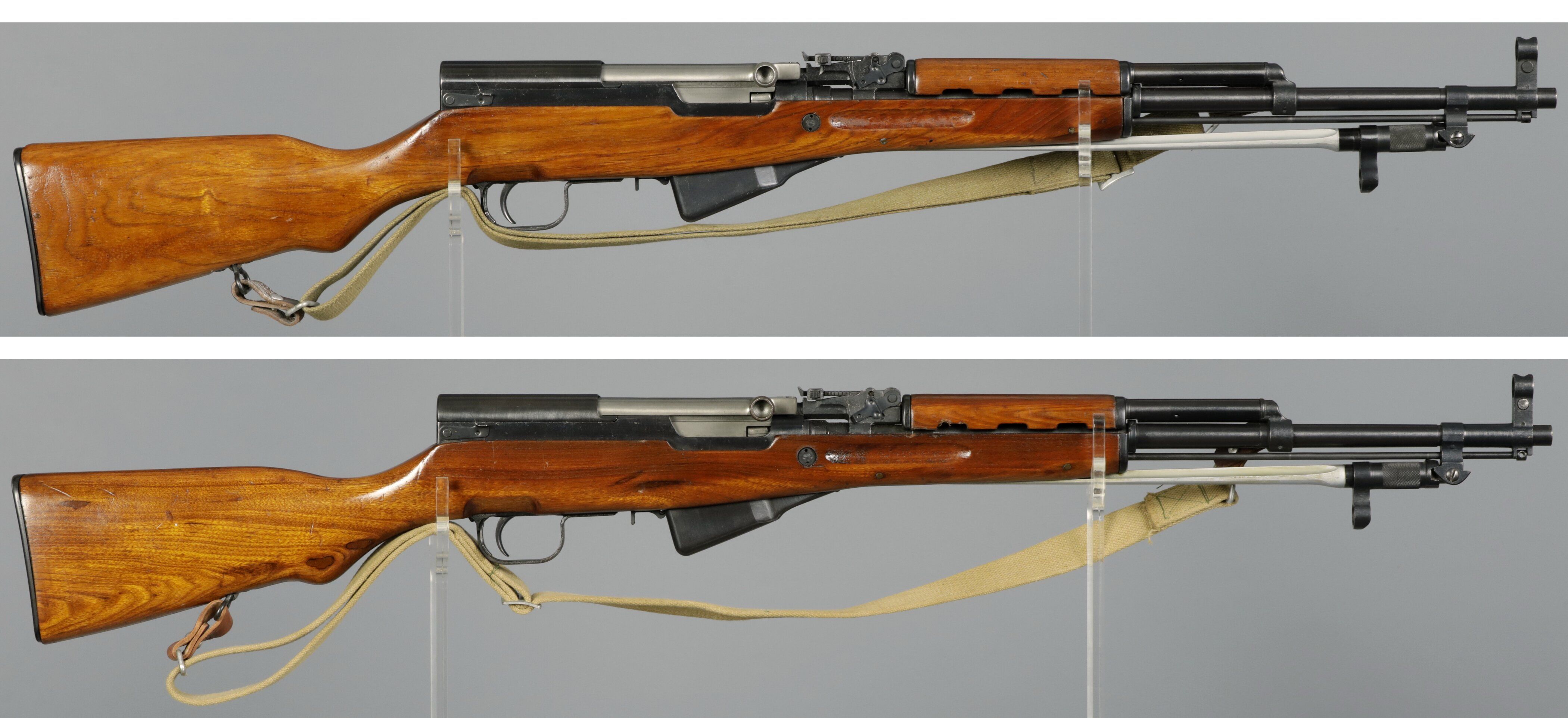 Two Chinese Arsenal 636 Type 56 SKS Semi-Automatic Rifles | Rock