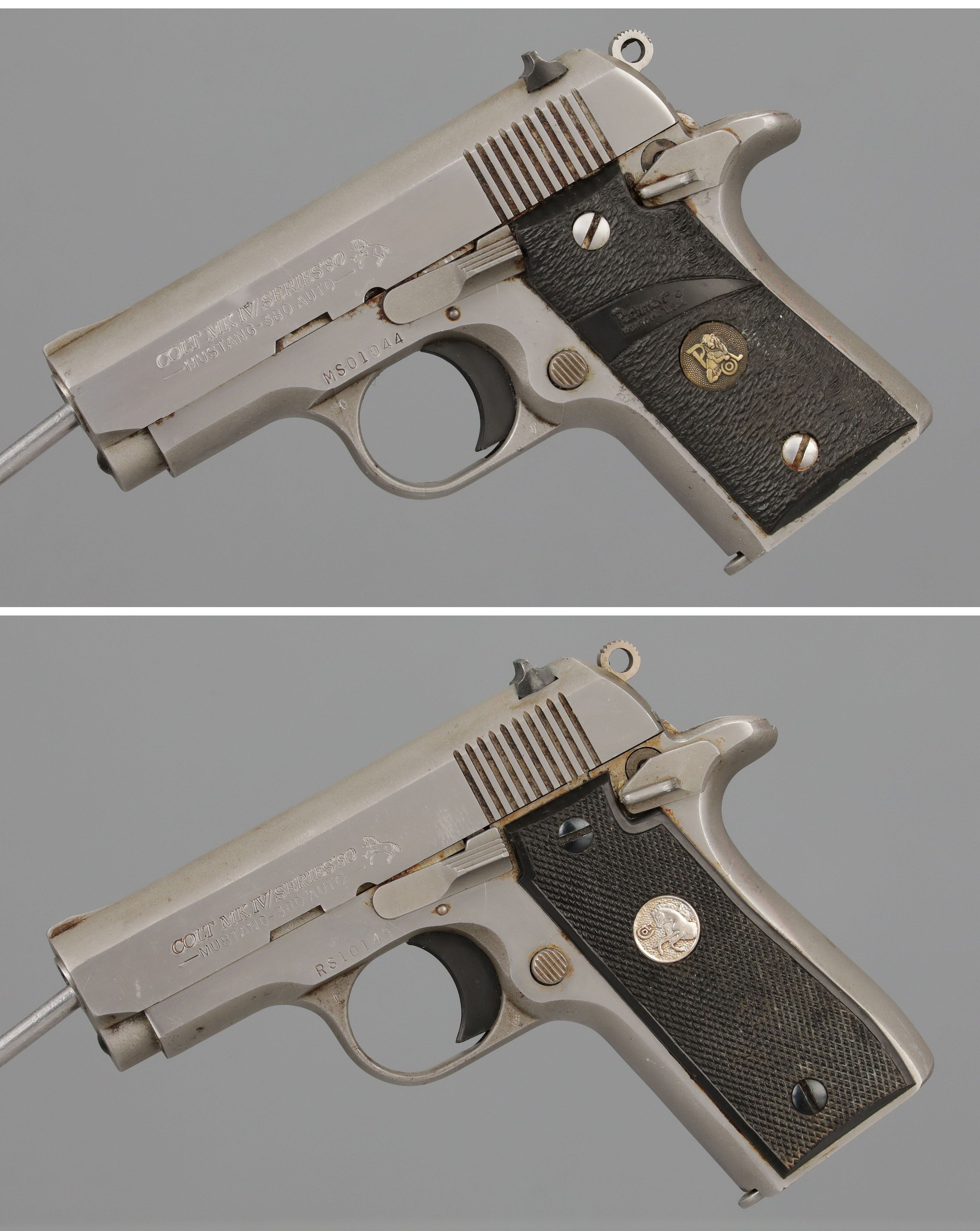 Two Colt MK IV Series 80 Mustang Semi-Automatic Pistols | Rock