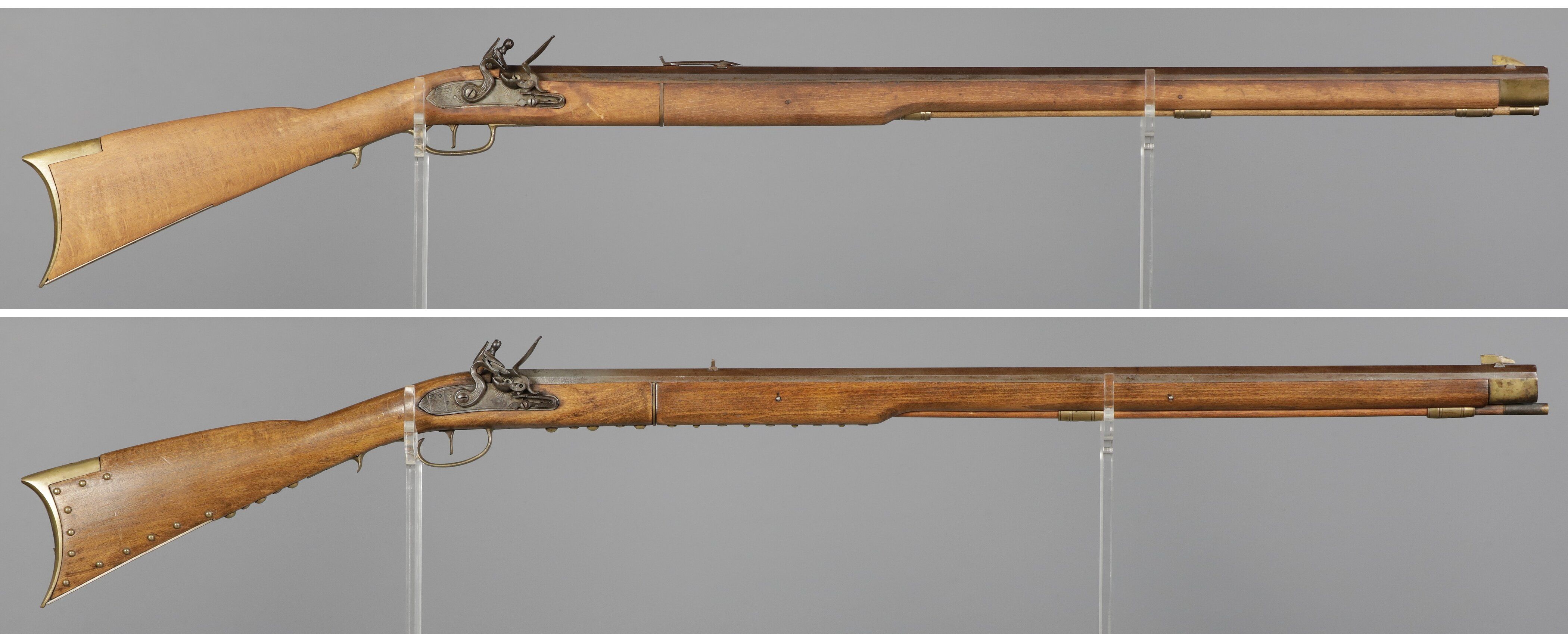 Two Contemporary Flintlock Rifles | Rock Island Auction