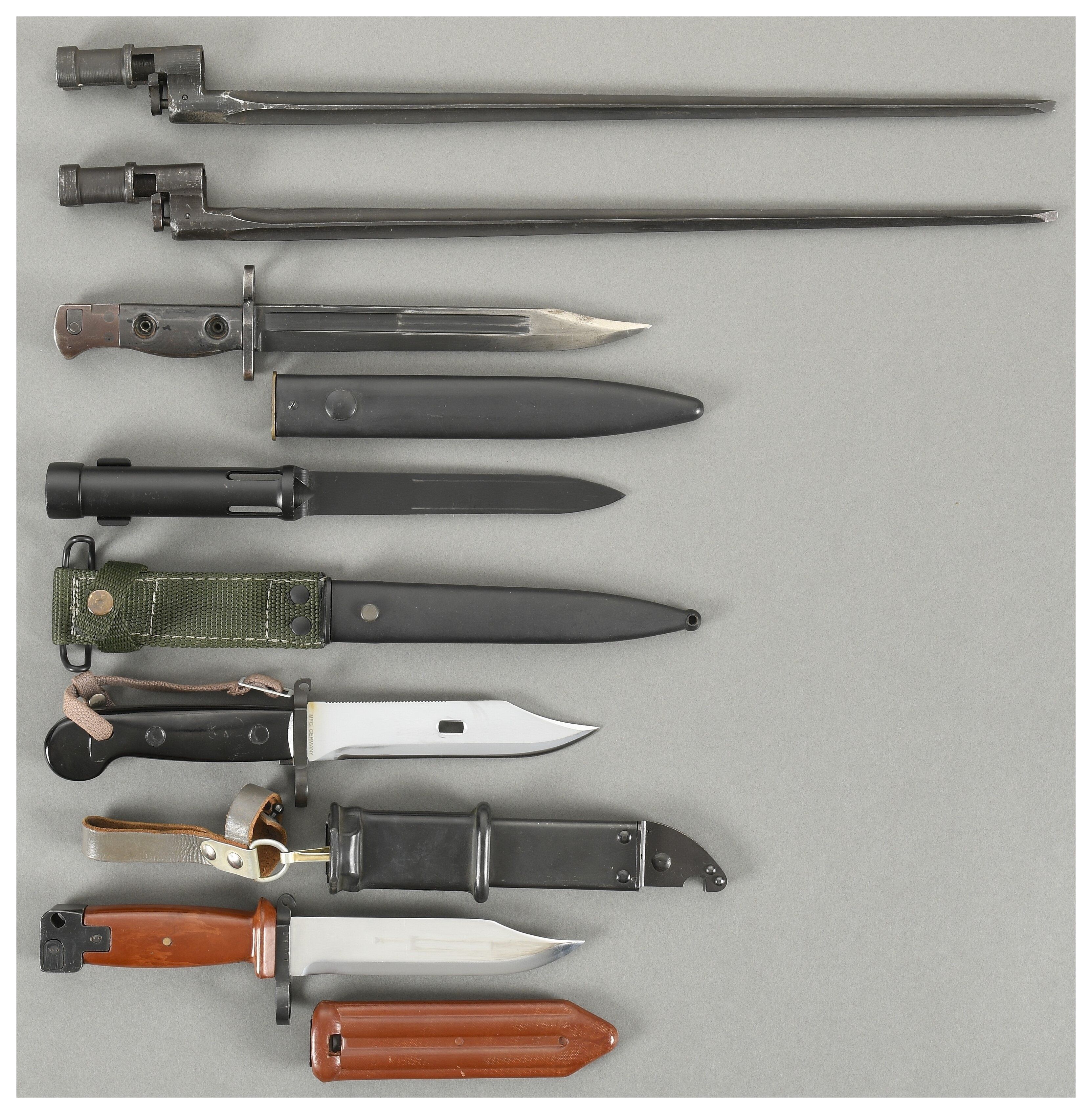 Six European Military Bayonets | Rock Island Auction