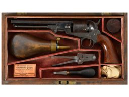 Cased Manhattan Firearms Company Navy Model Percussion Revolver