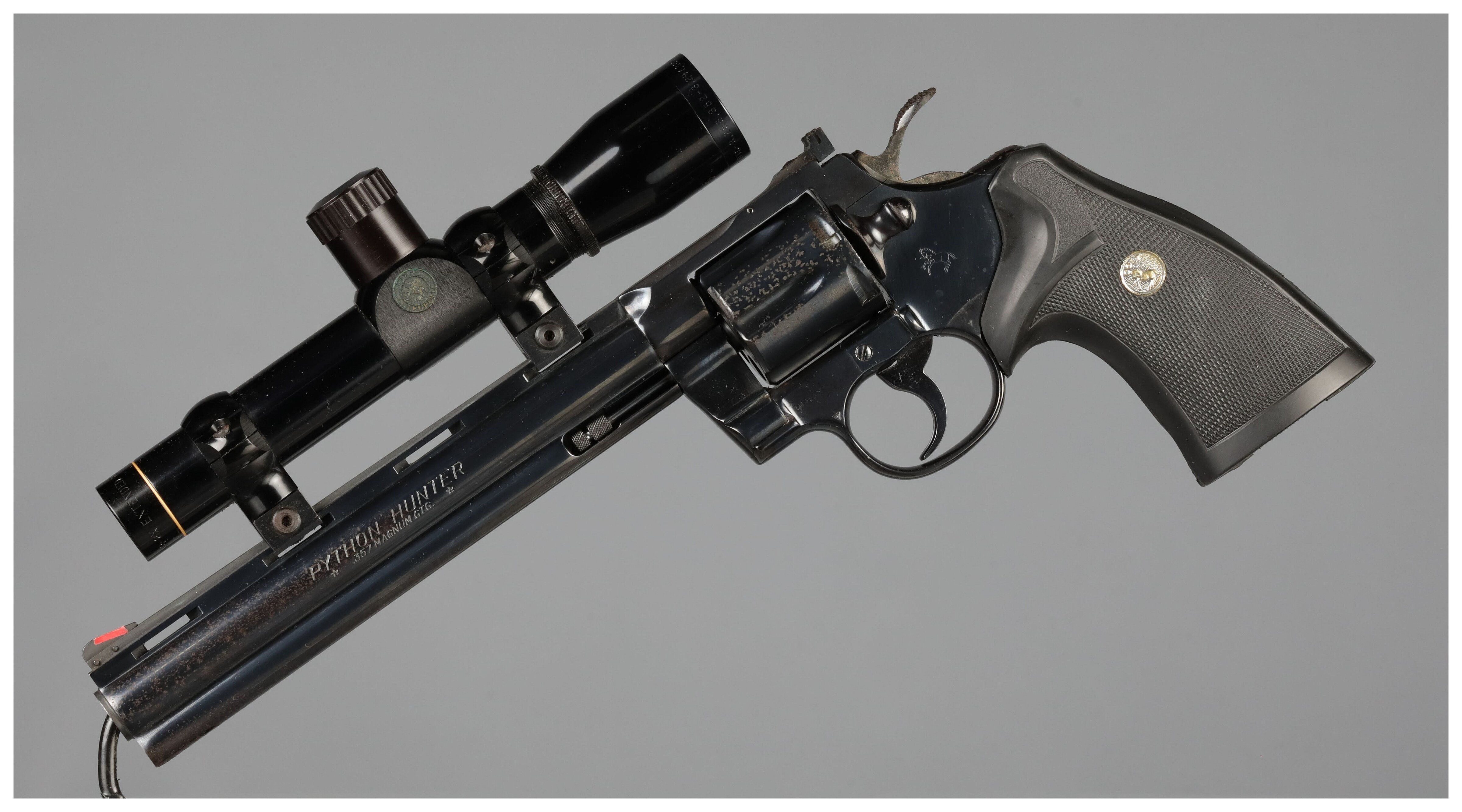 Colt Python Hunter Double Action Revolver with Scope and Case | Rock ...