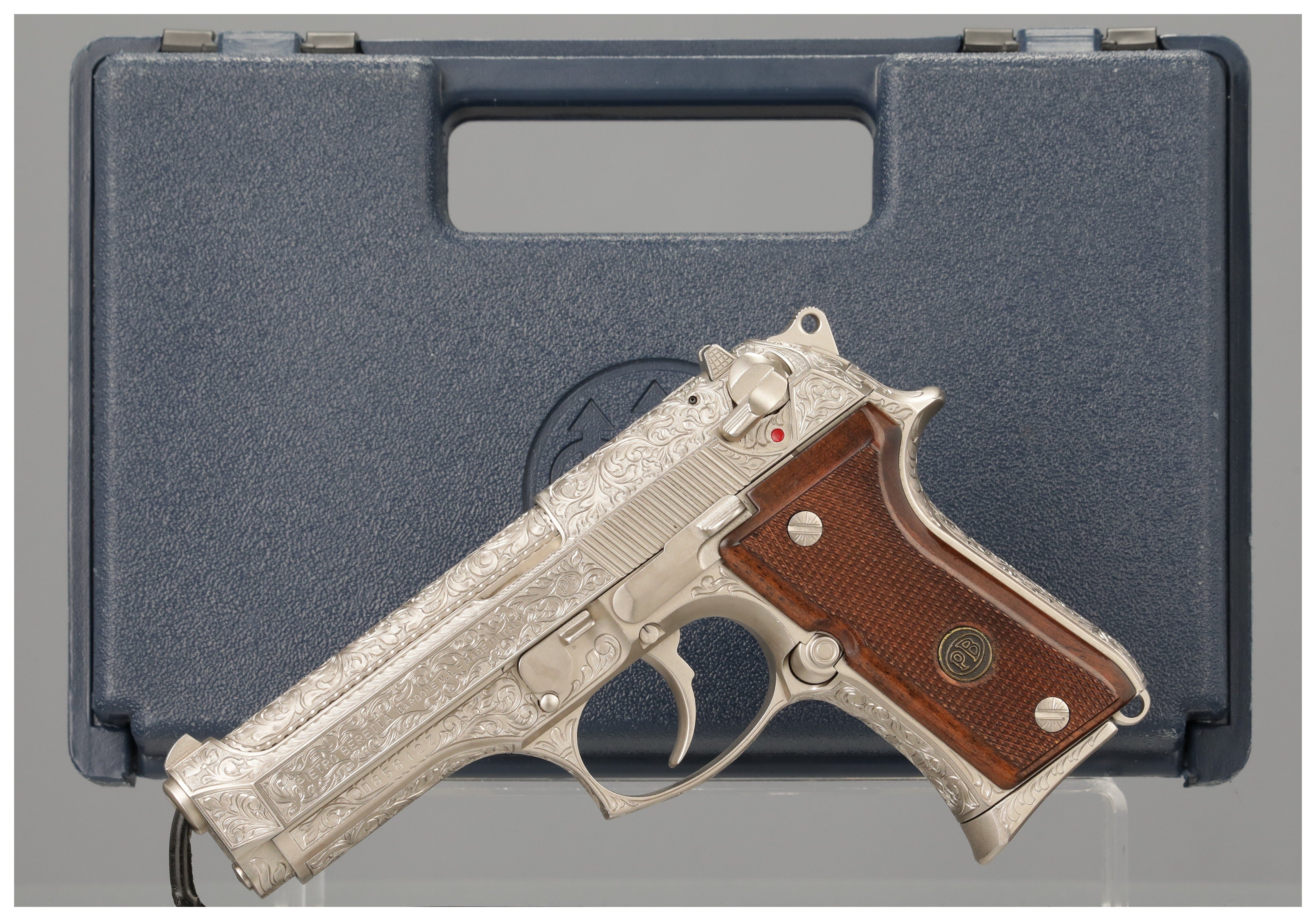 Factory Engraved Beretta Model 92F Compact Semi-Automatic Pistol