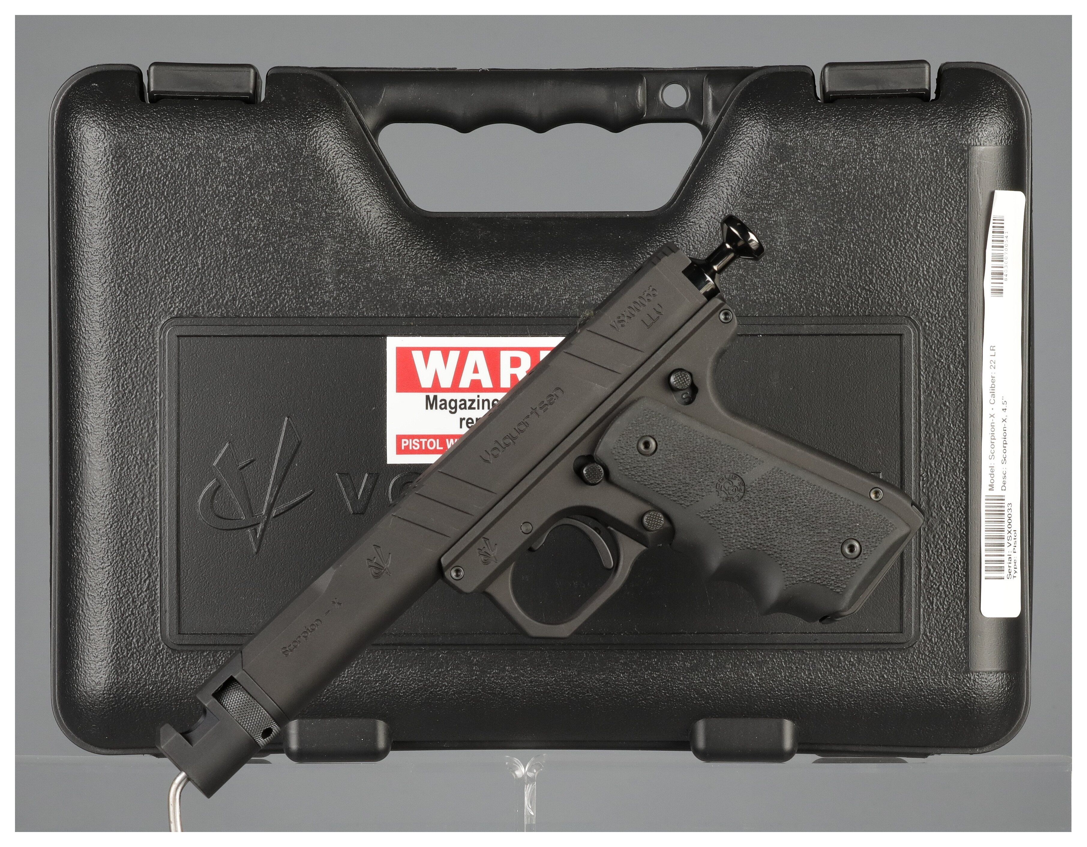 Volquartsen Custom Model LLV Scorpion-X Semi-Automatic Pistol | Rock ...