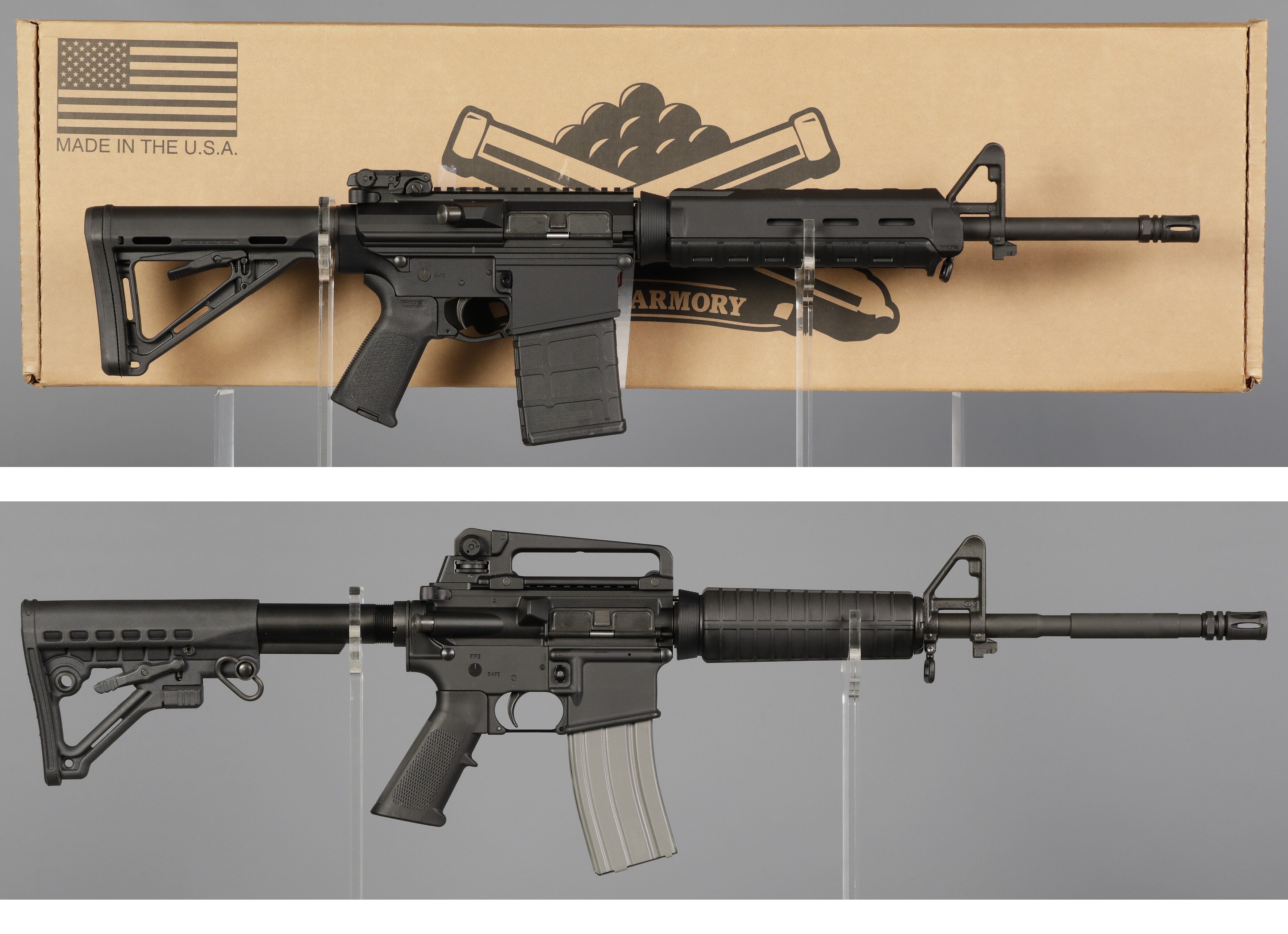 Rarest Ar Pattern Rifles Two AR Pattern Semi-Automatic Rifles | Rock Island Auction
