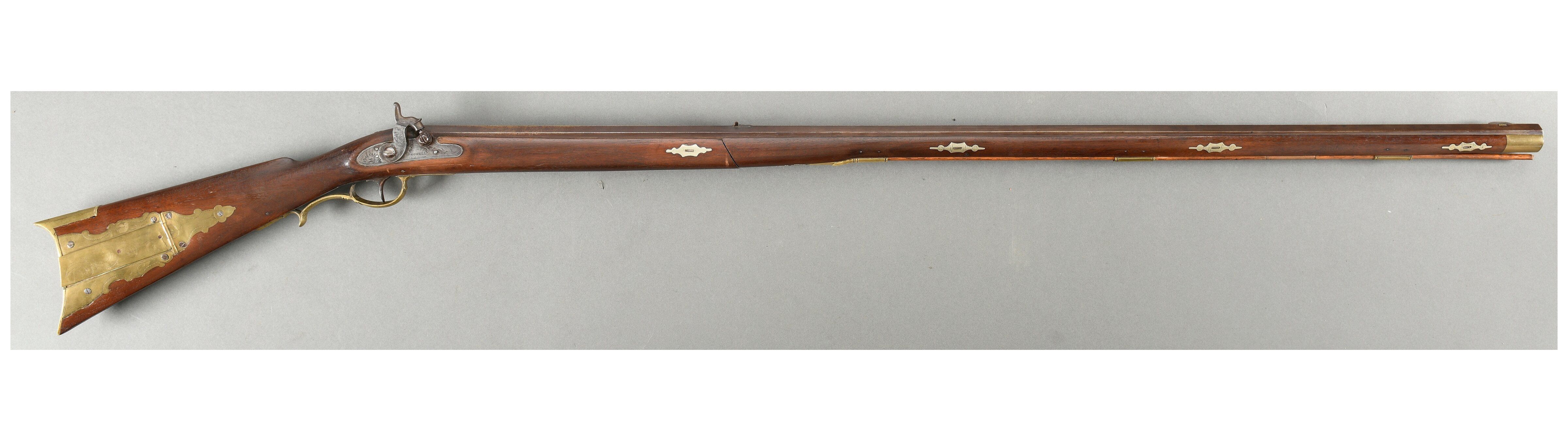 William M. Sheetz Signed Percussion American Long Rifle | Rock Island ...