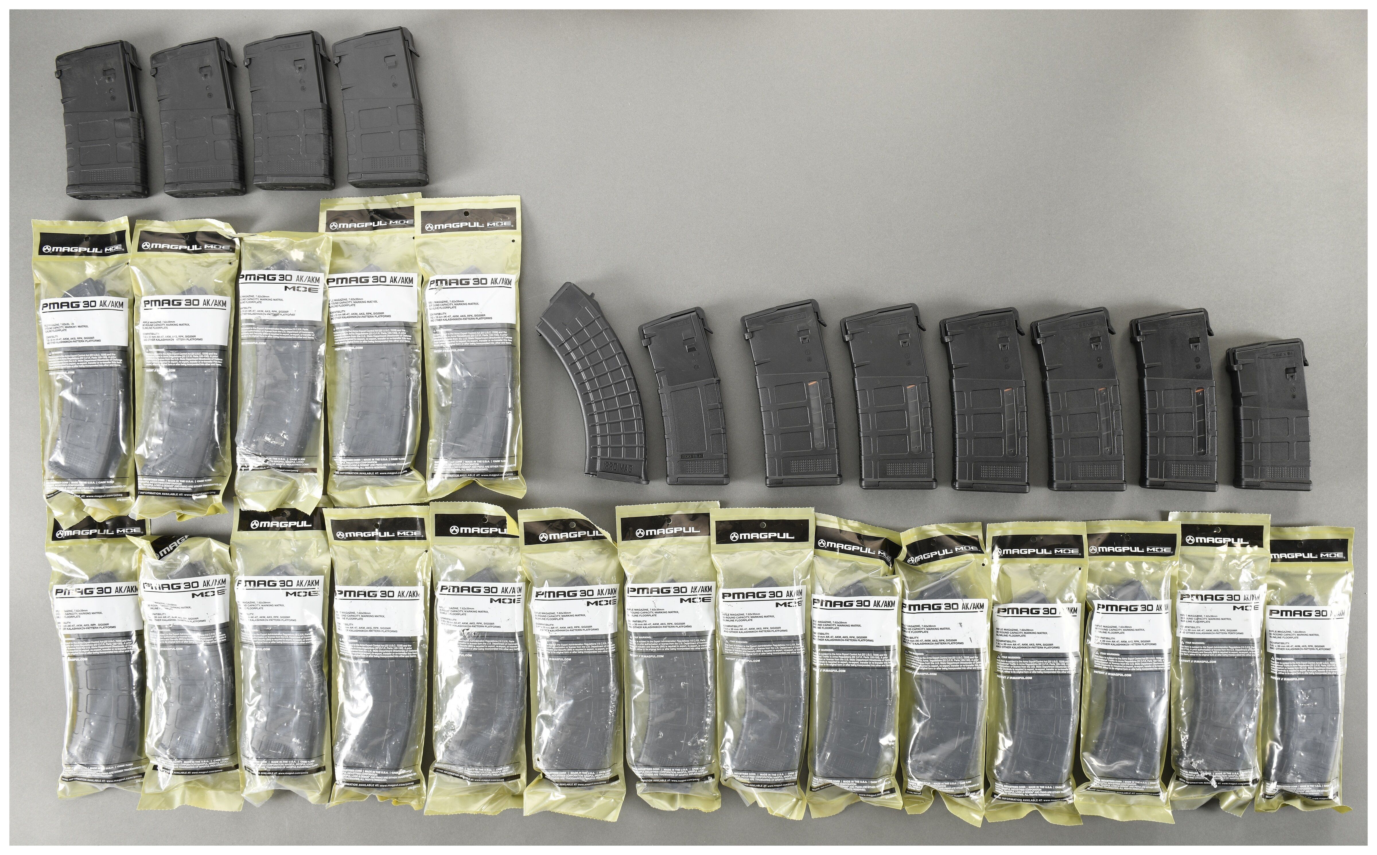 Grouping of 31 AR and AK Pattern Magazines | Rock Island Auction