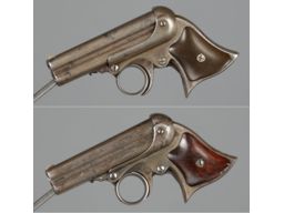 Two Remington-Elliot Four Barrel Derringers