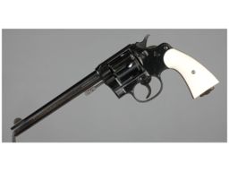 Colt New Service Double Action Revolver with Factory Letter